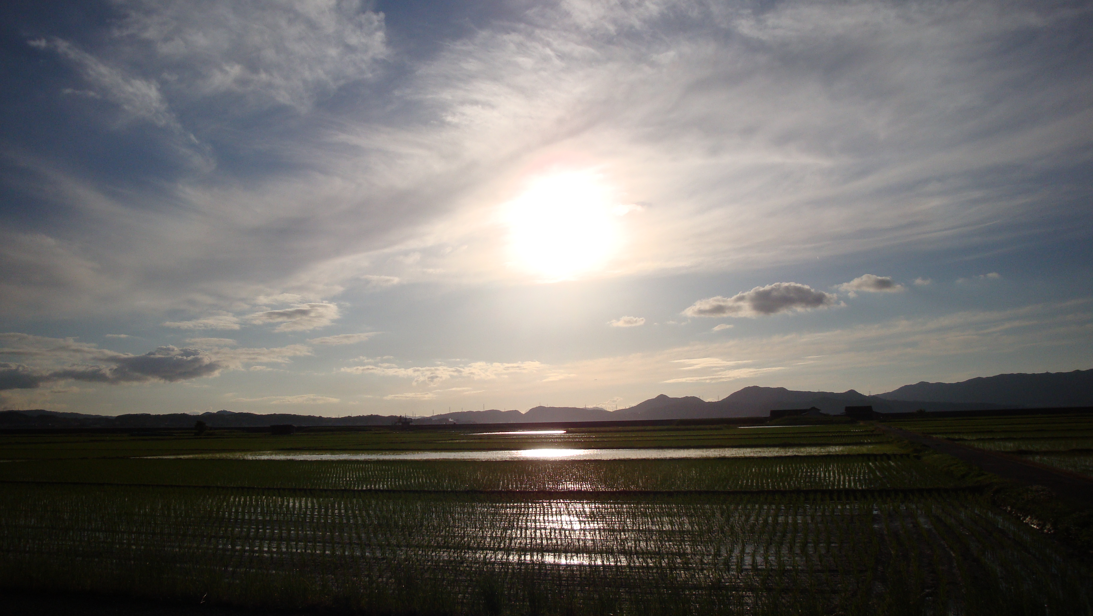 夕暮れ間近