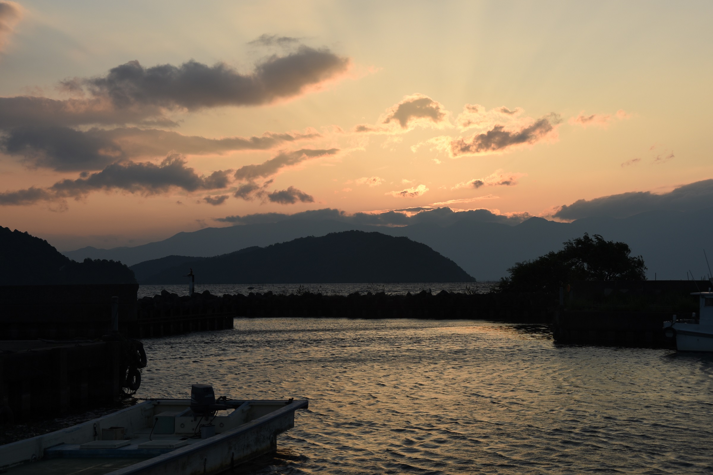沖島夕景2