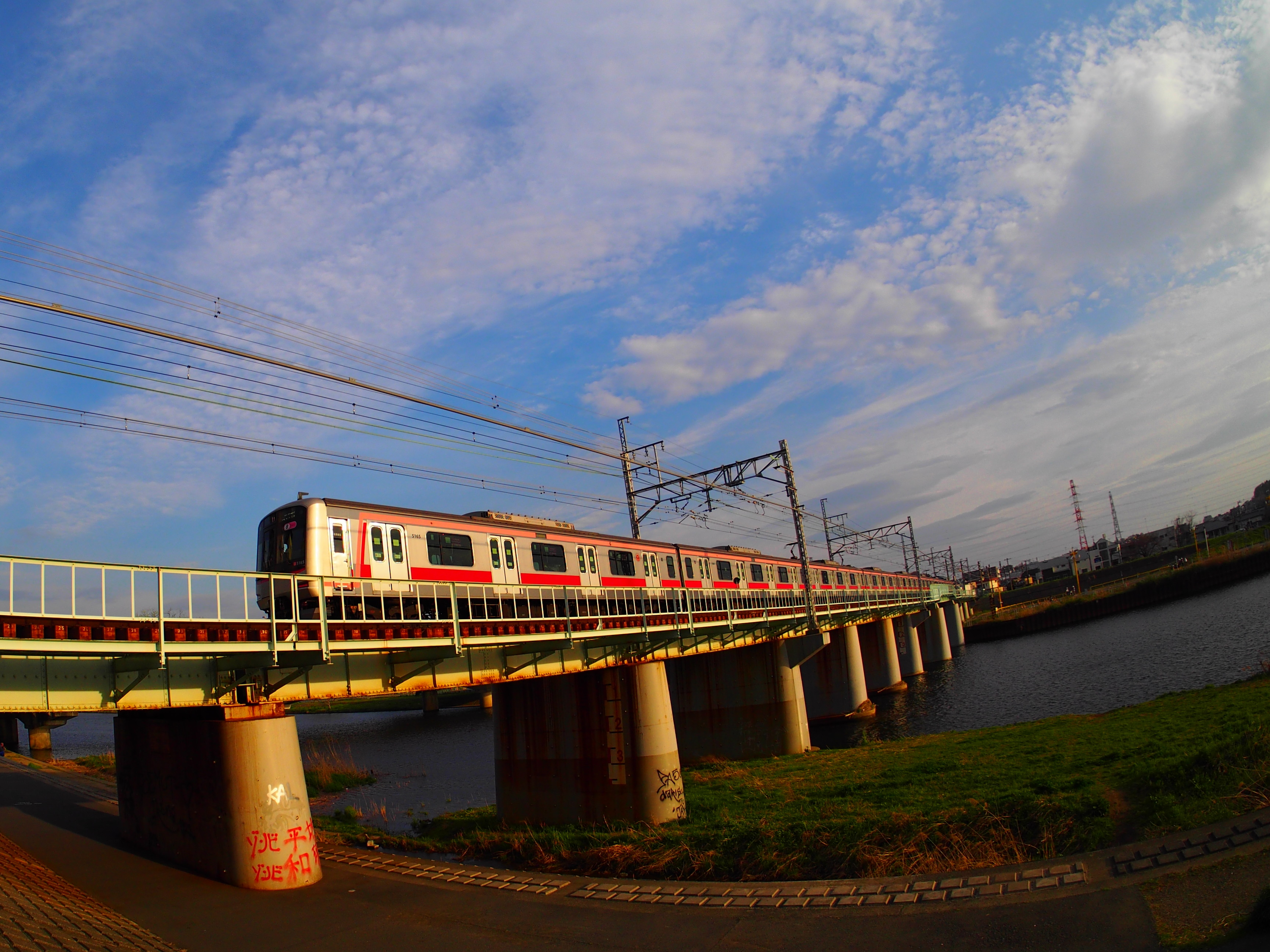 Train Tokyu , Yokohama , Japan
