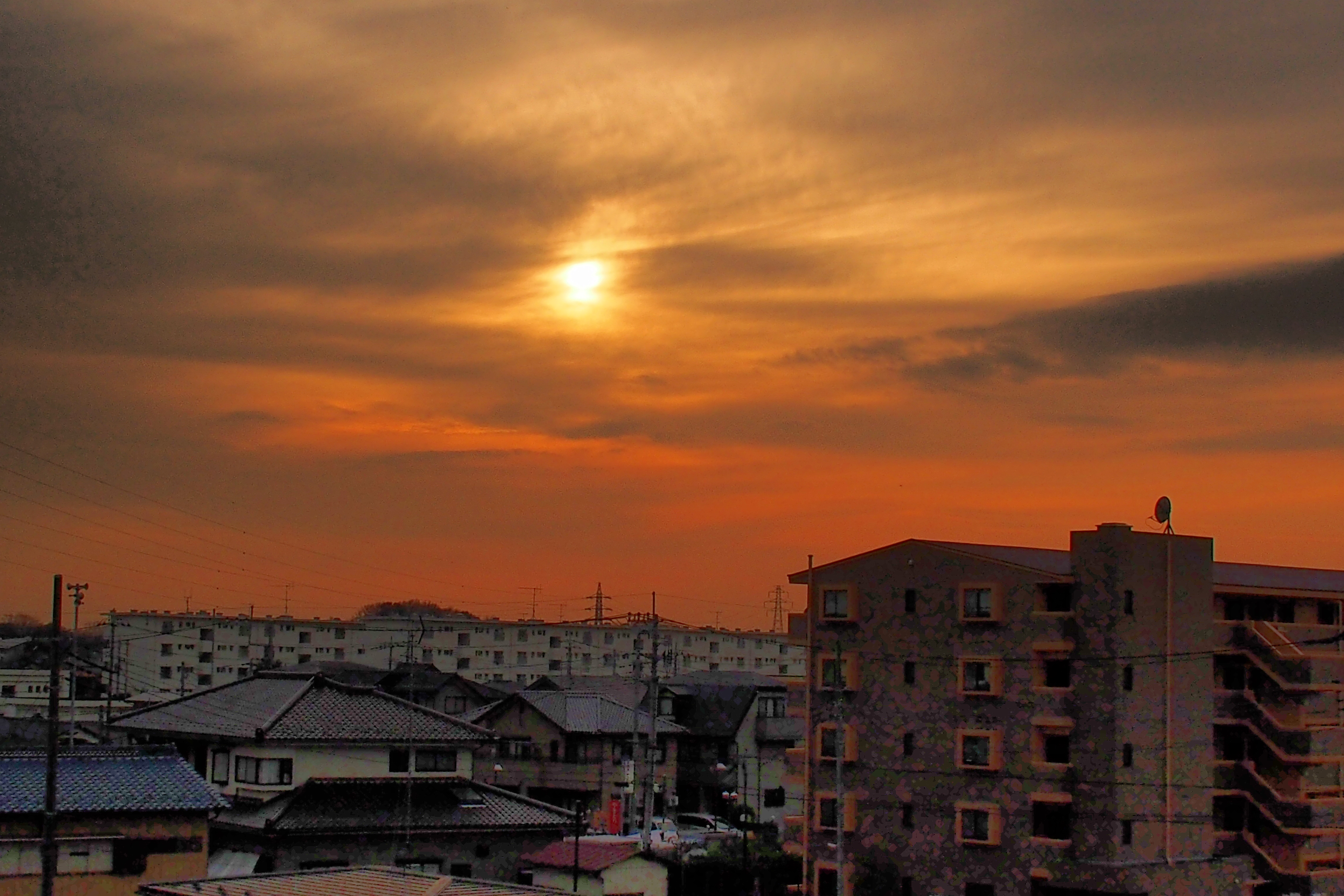 昨日の夕暮れ