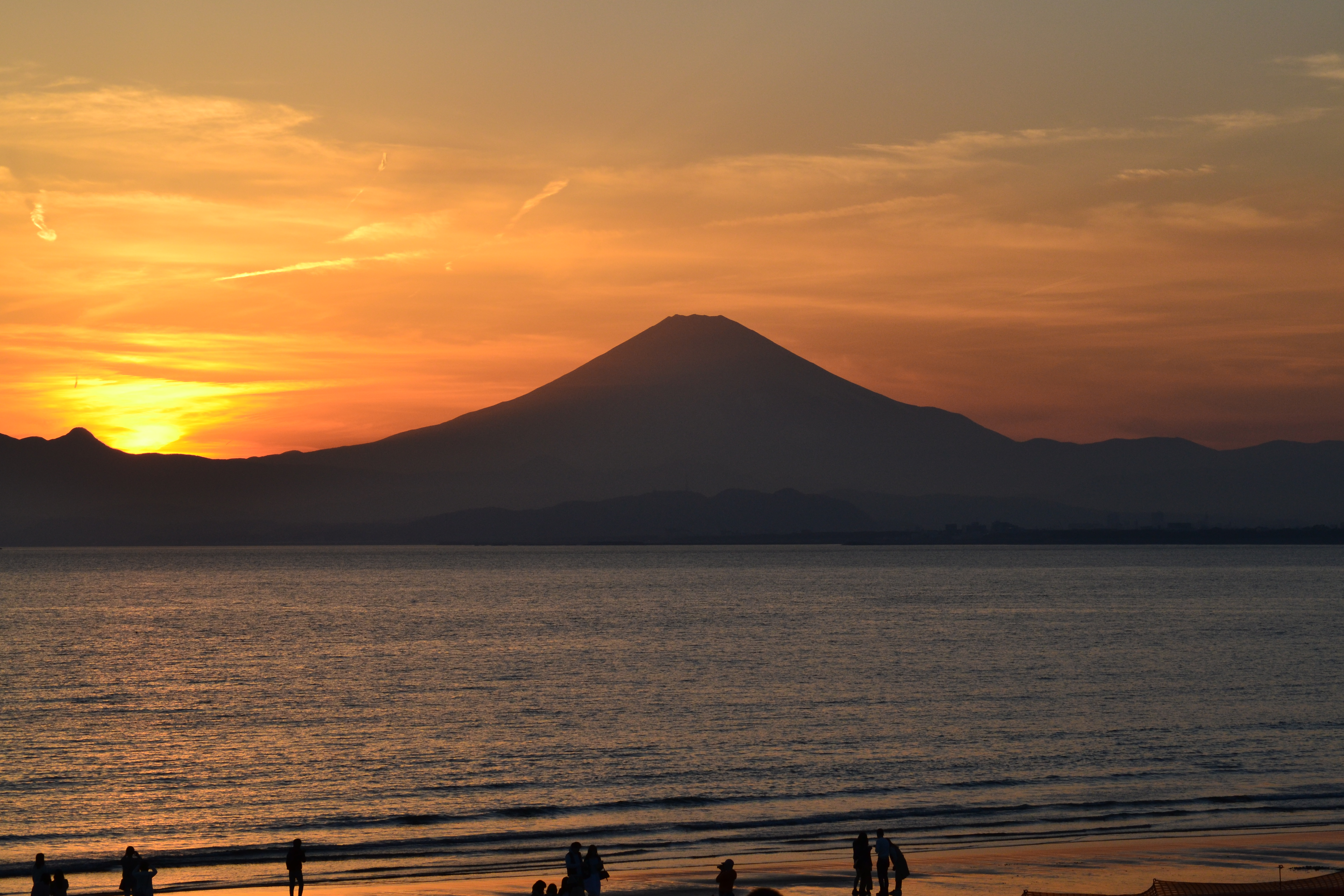 富士山夕景