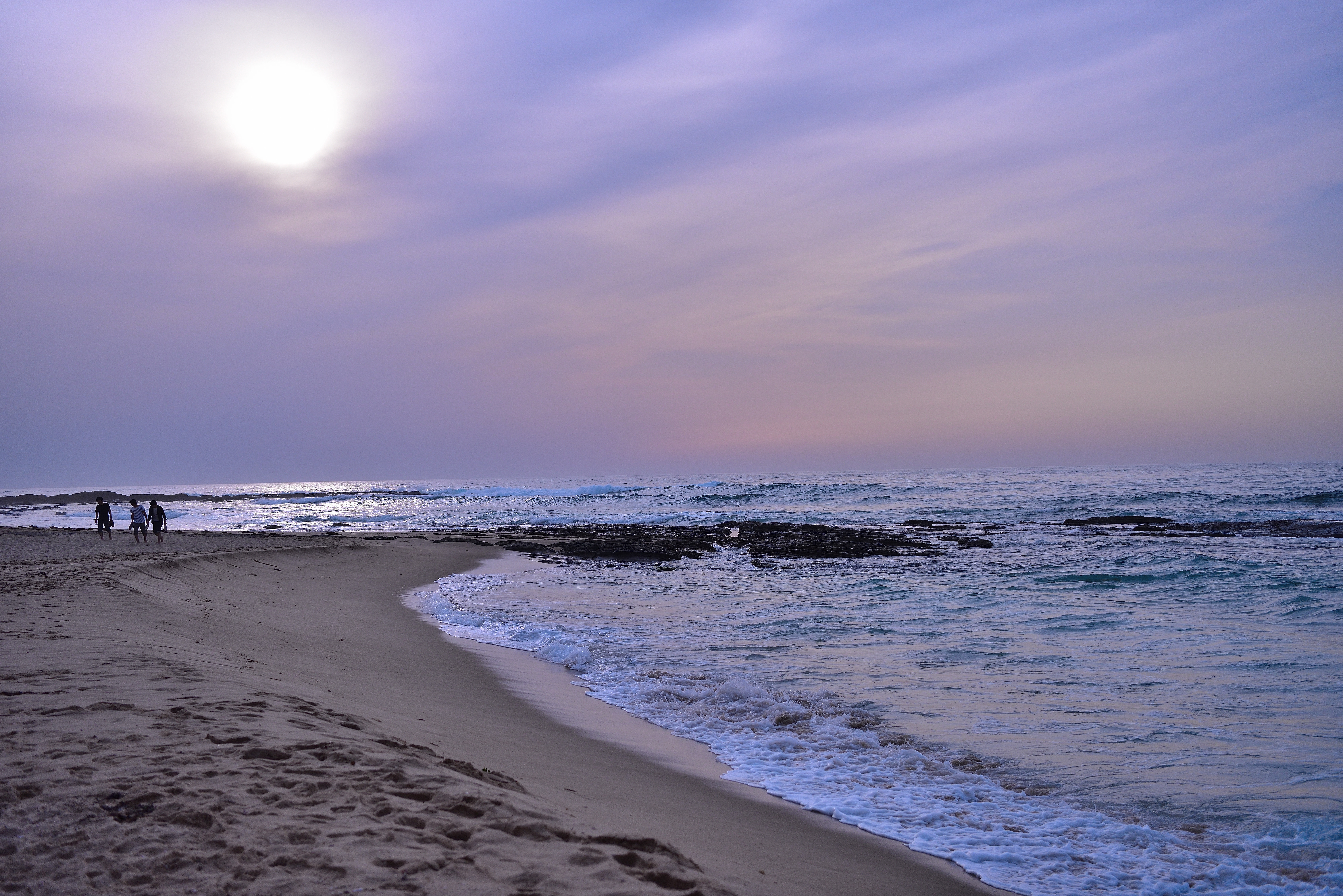 日本海の夕景