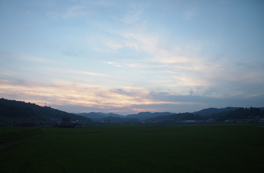 故郷の夕焼け