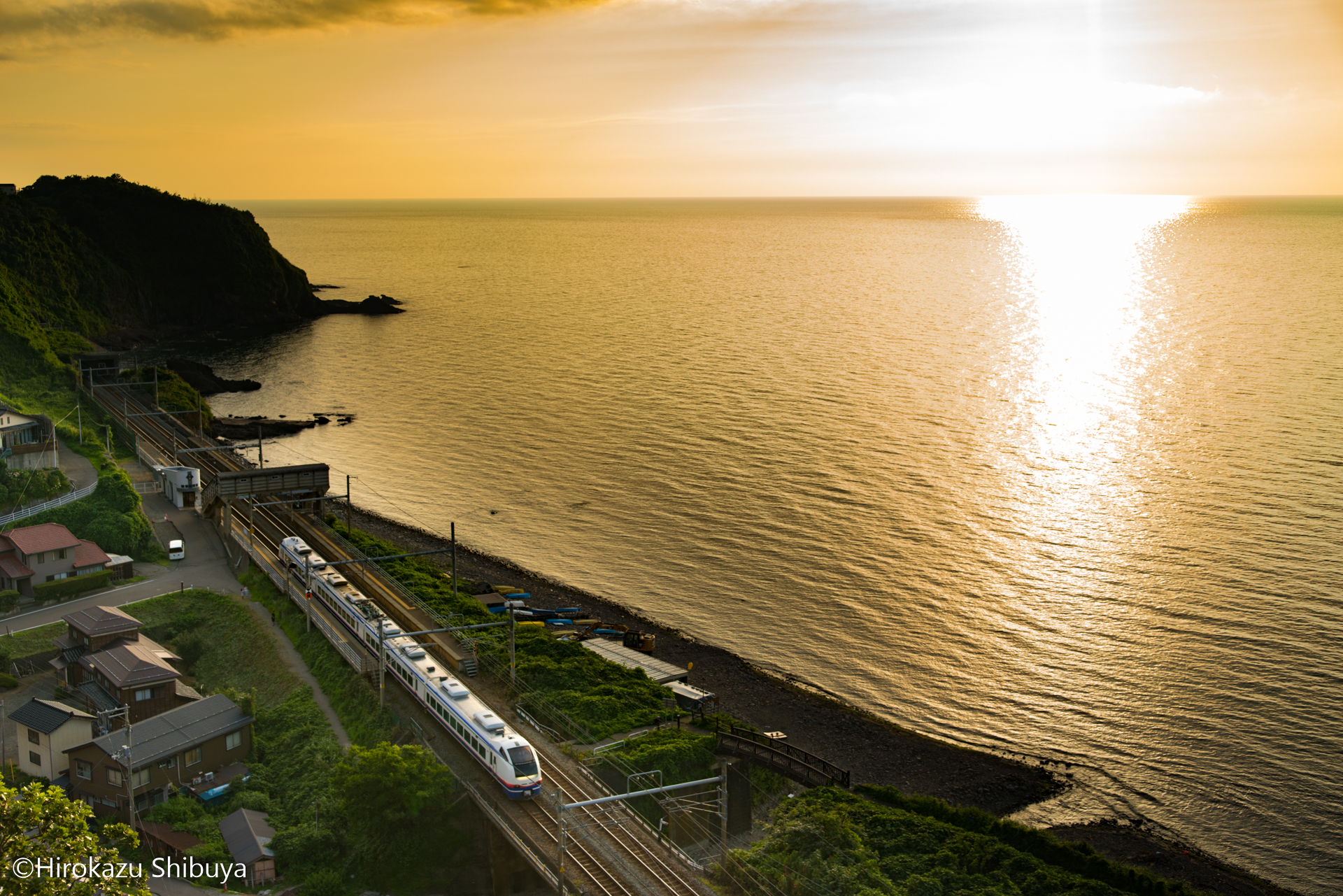 Seaside twilight