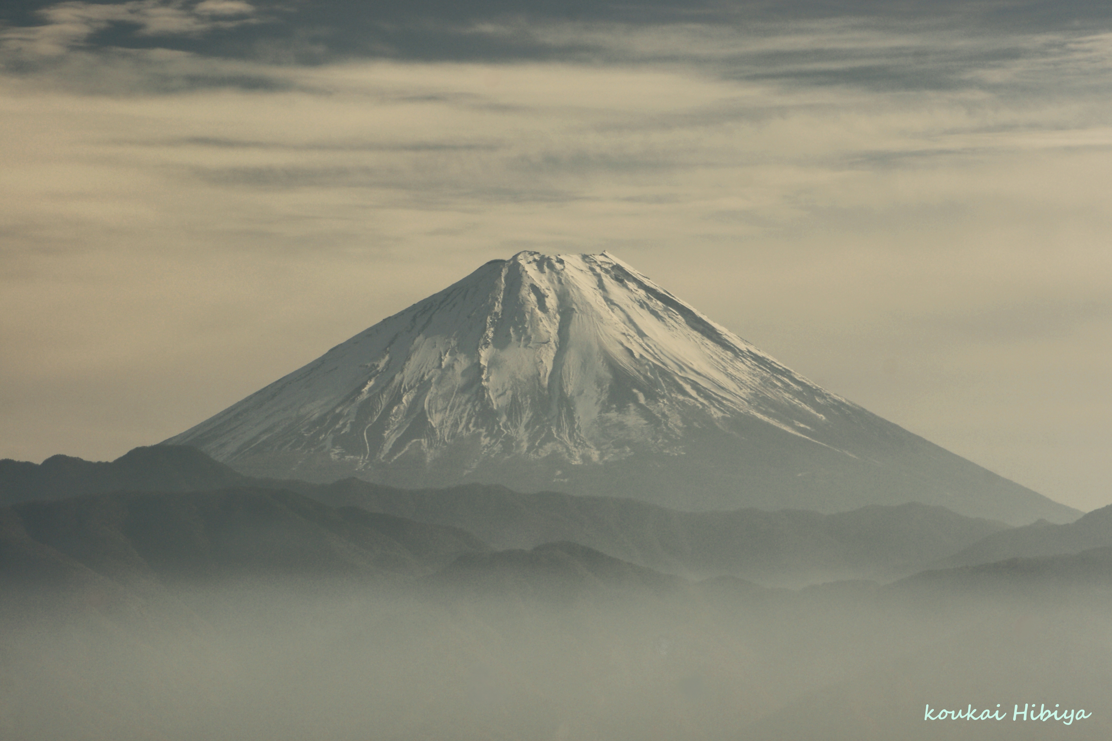 富士山 靄 其の3