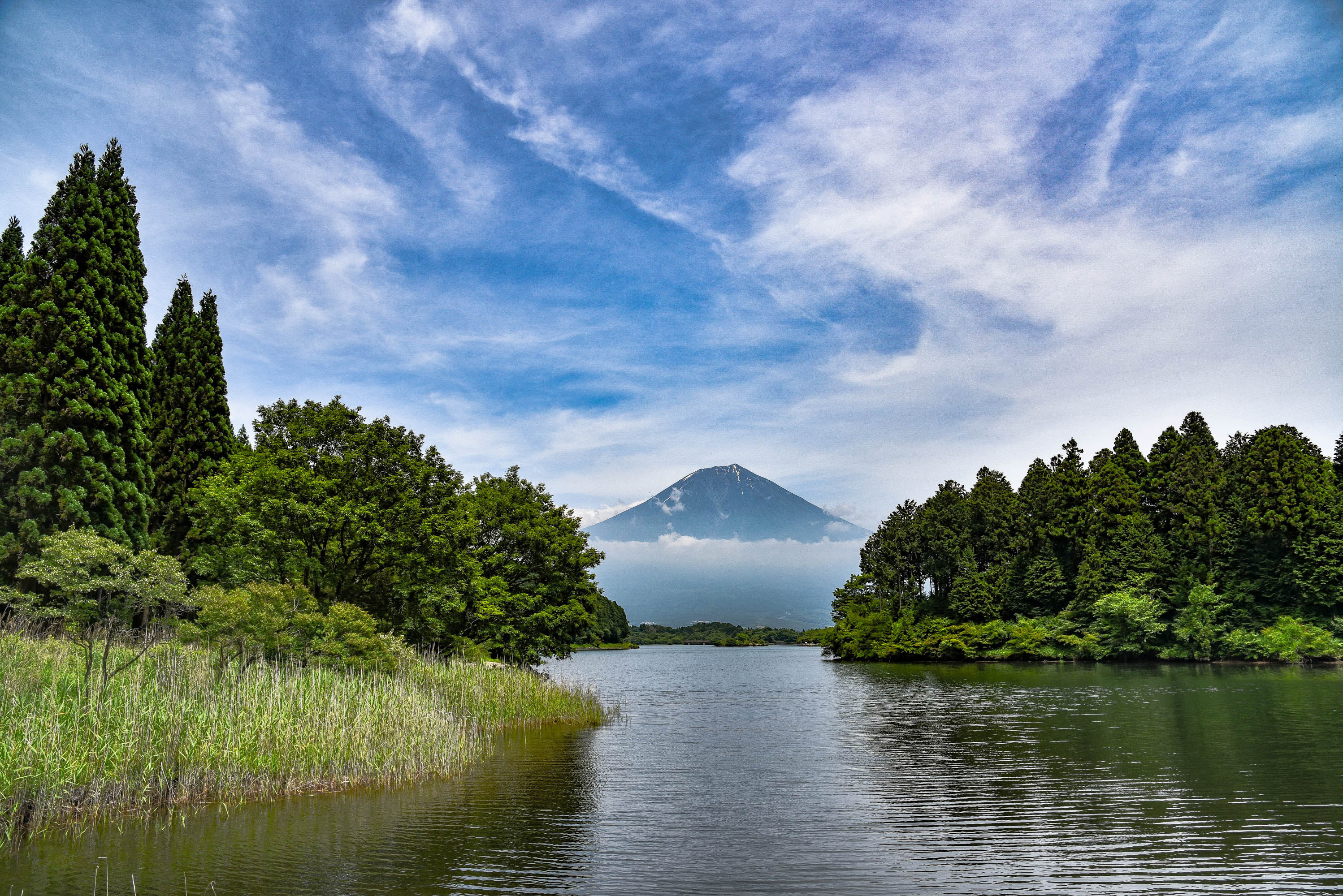 田貫湖から望む富士山