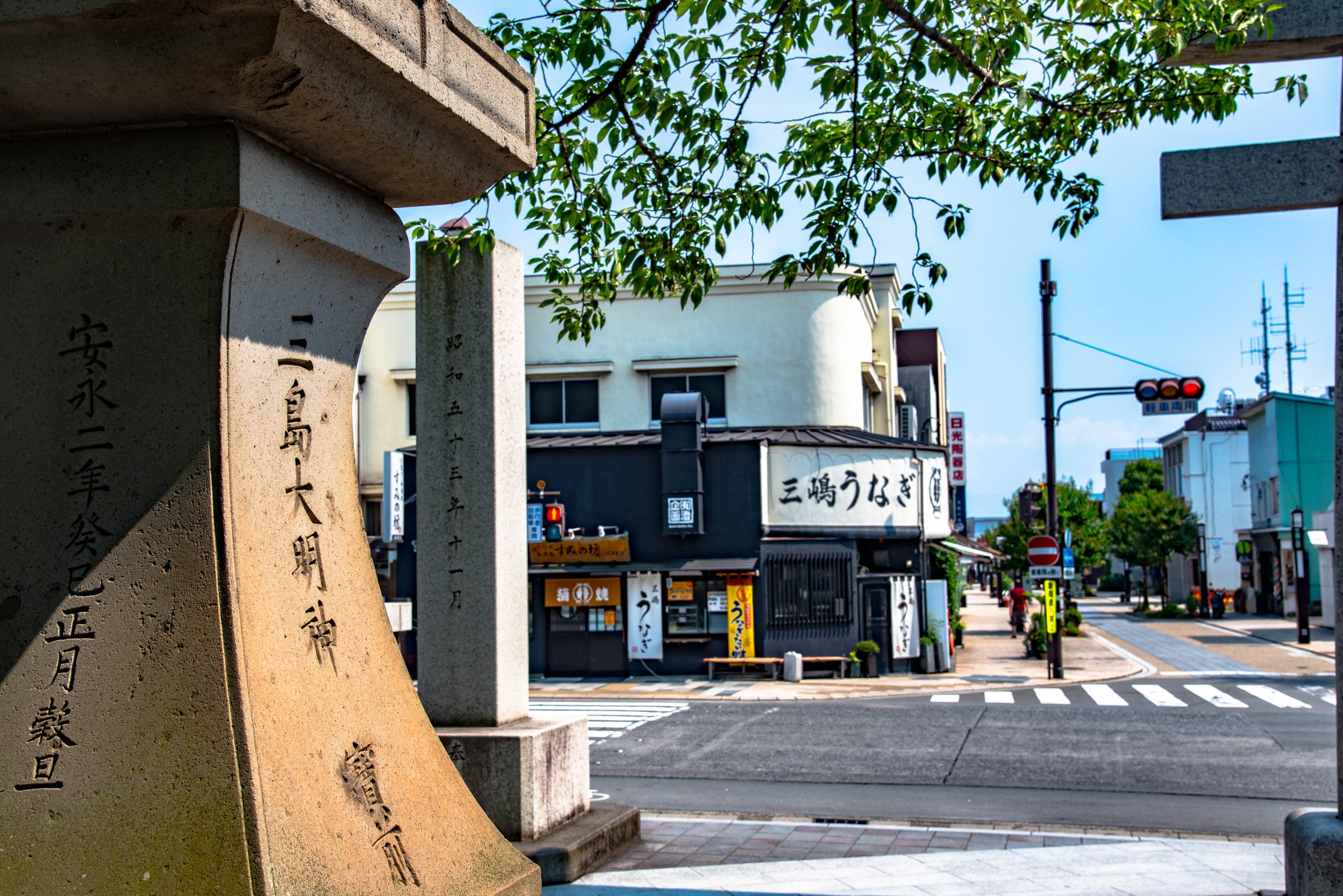 大社前の風景