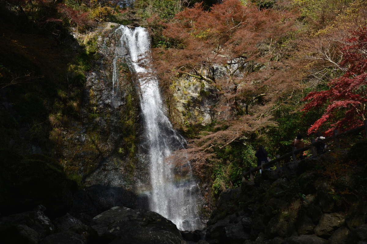晩秋の大滝