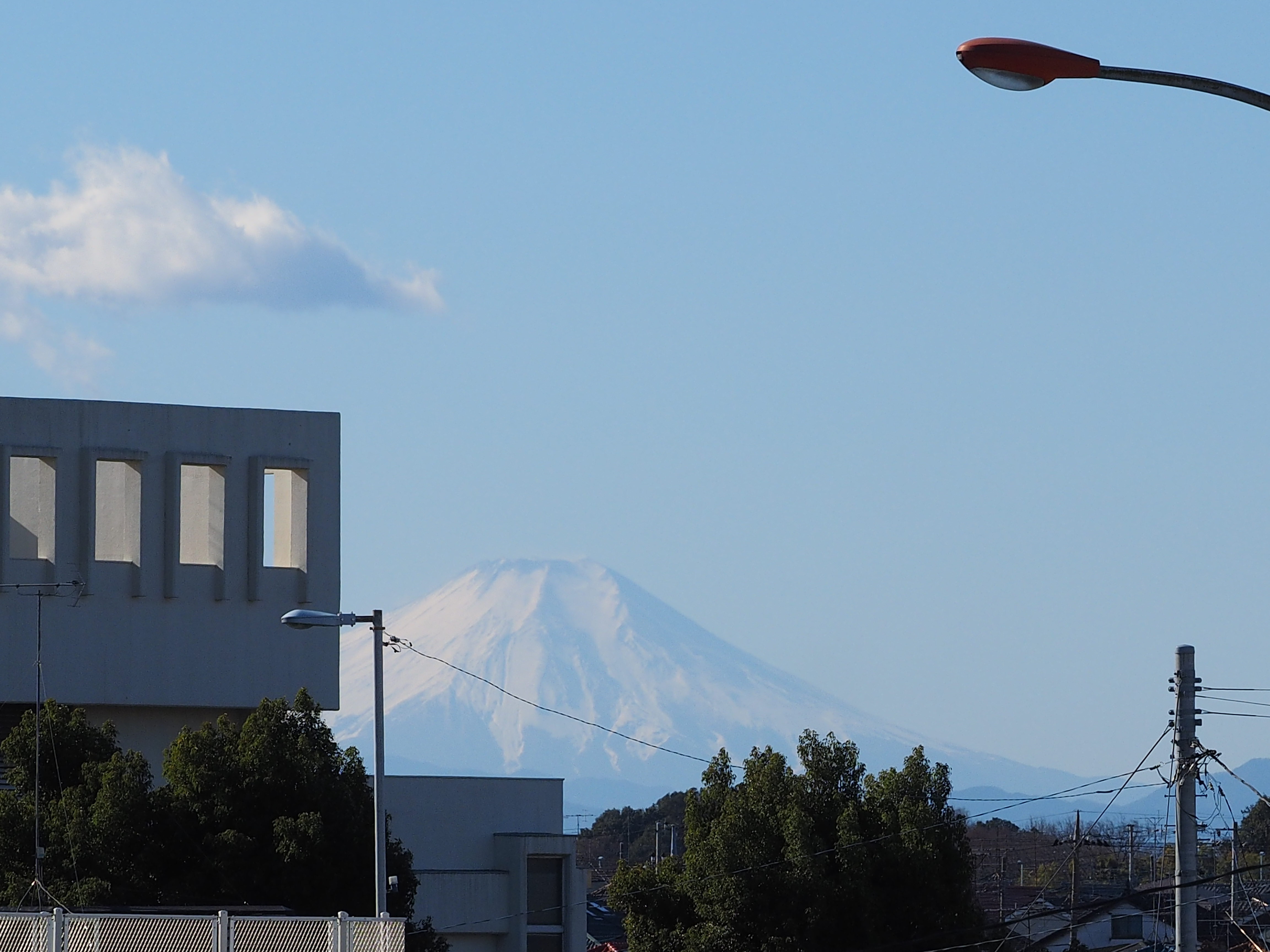 さいたま市からの富士山