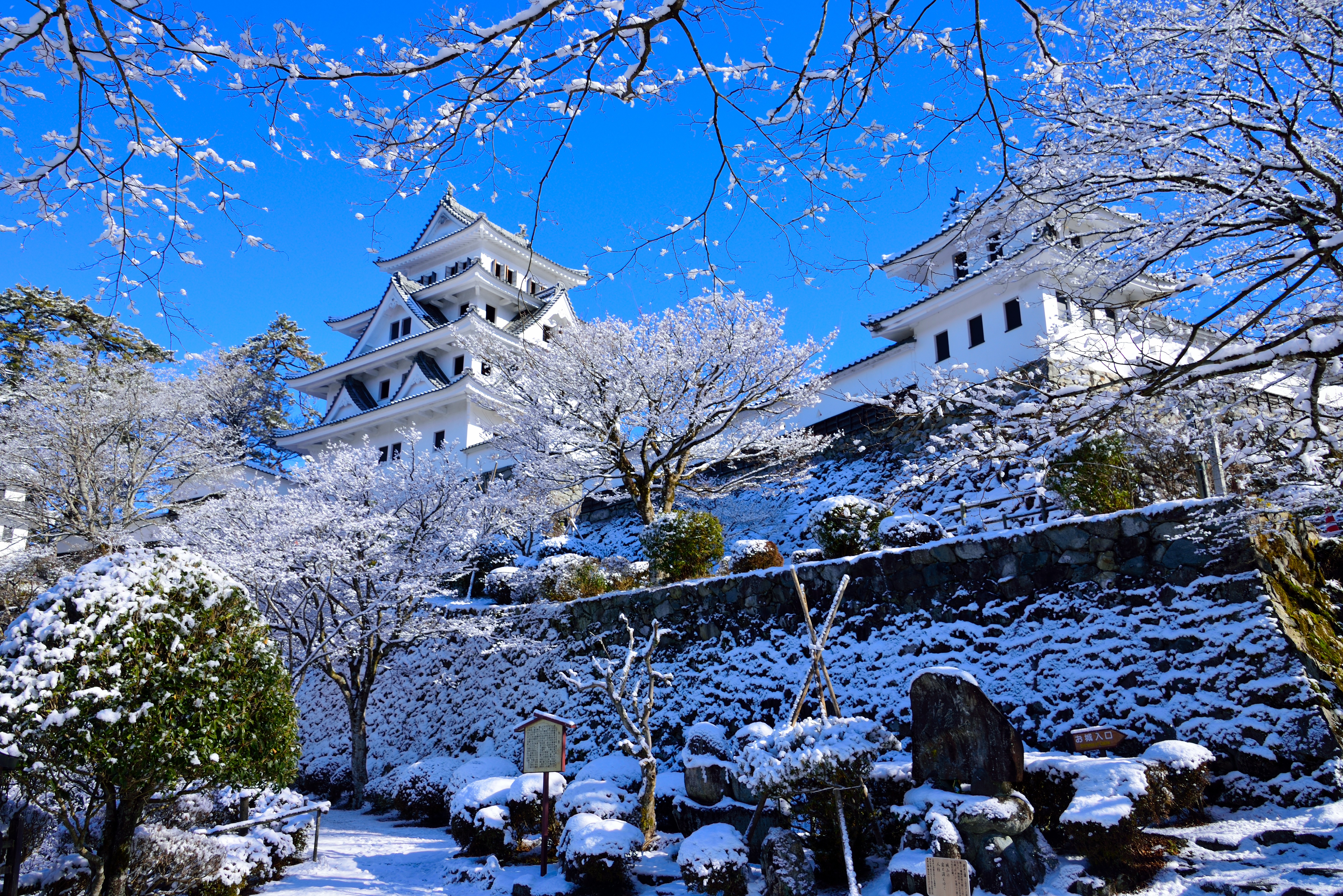 白銀の山城