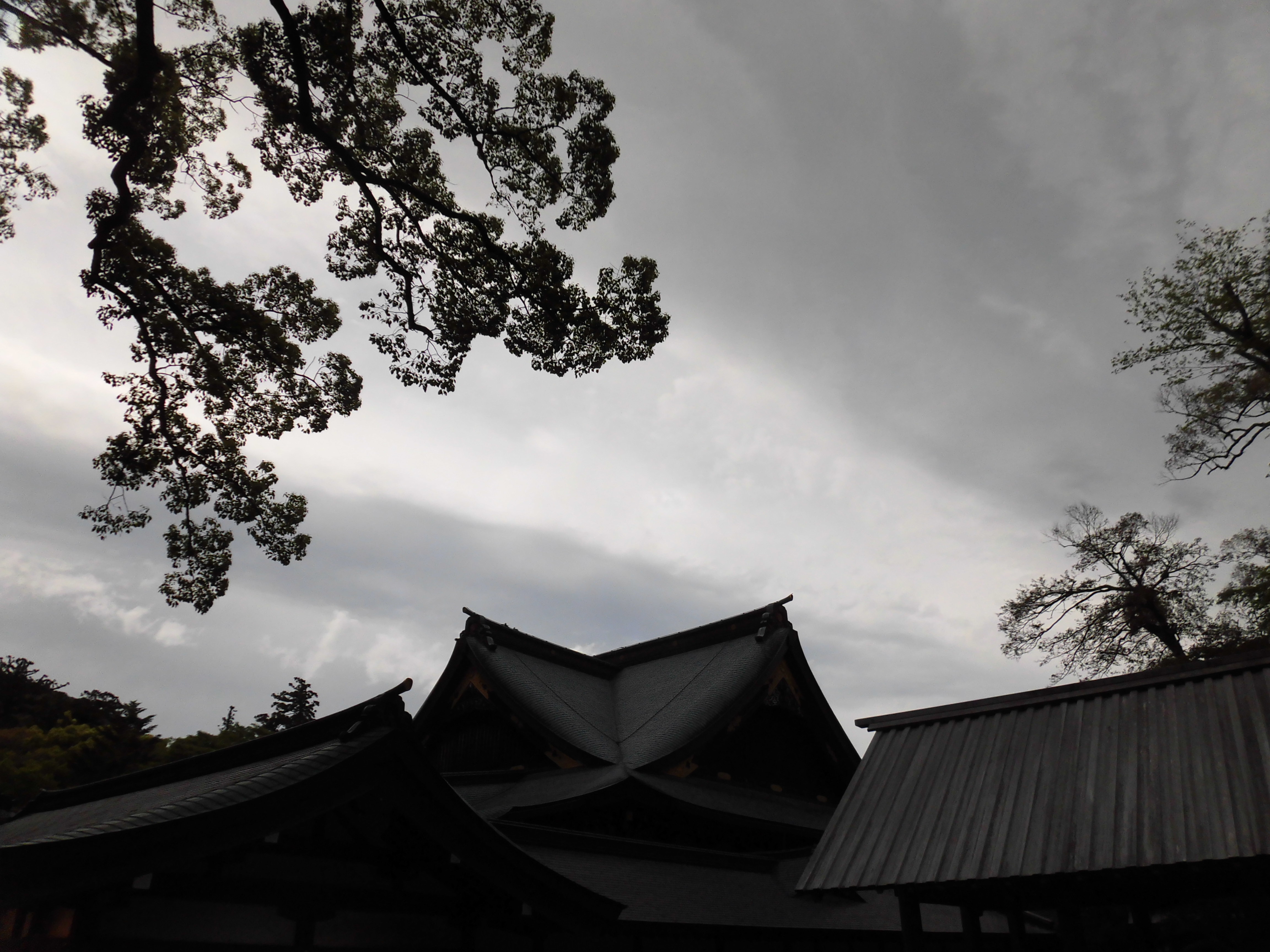 曇天伊勢神宮