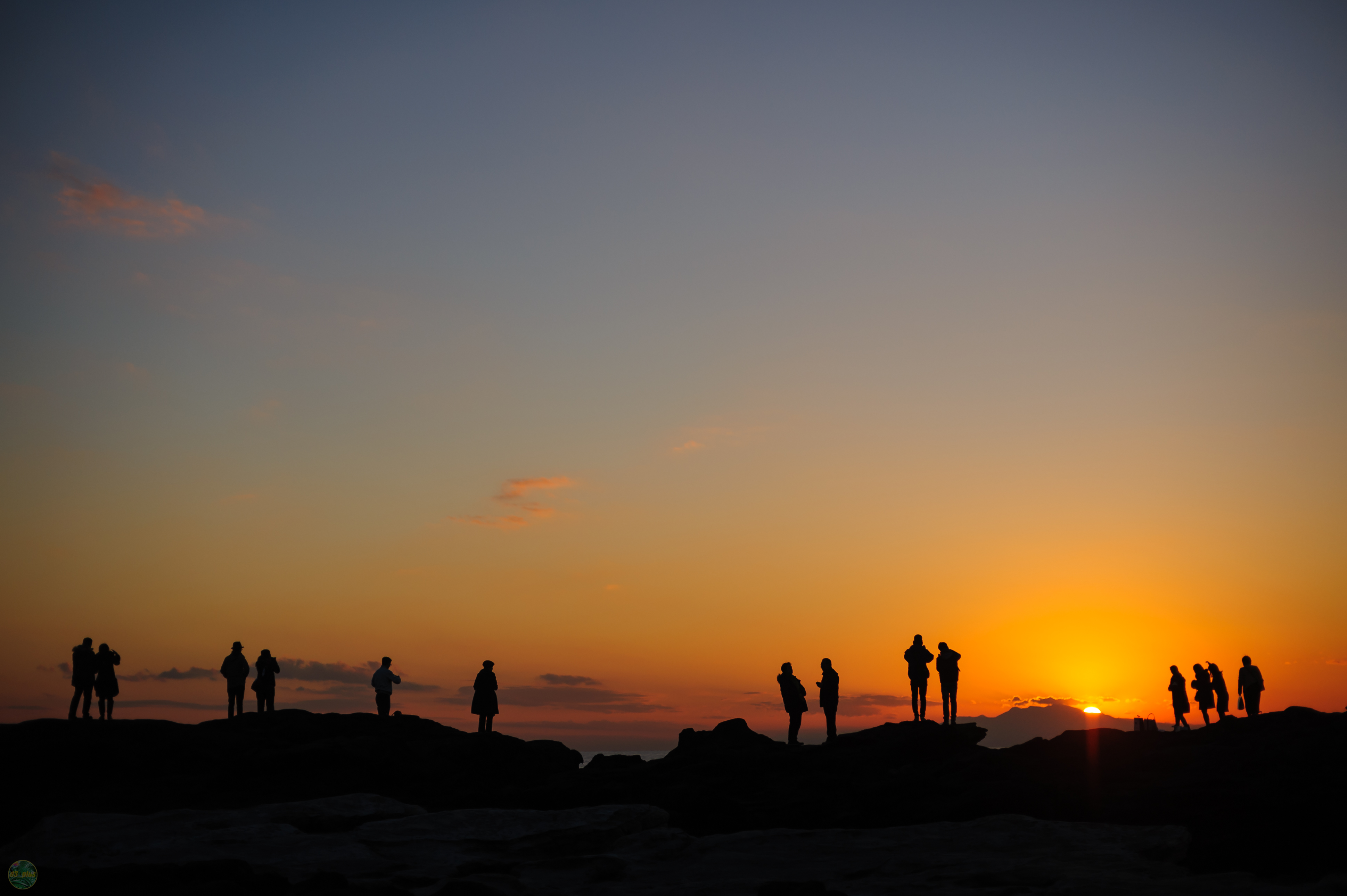 長津呂夕景