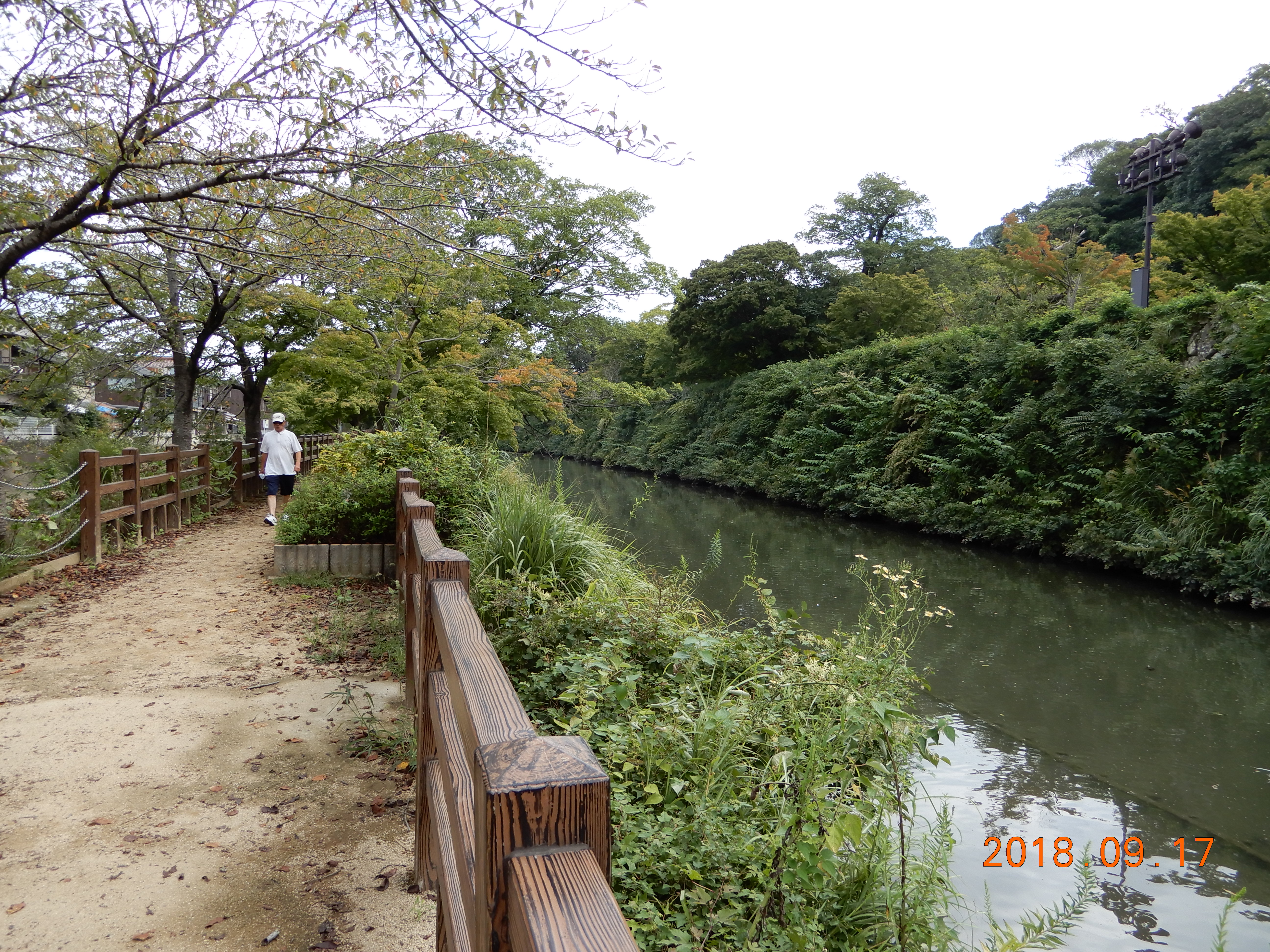 姫路城西側のお濠