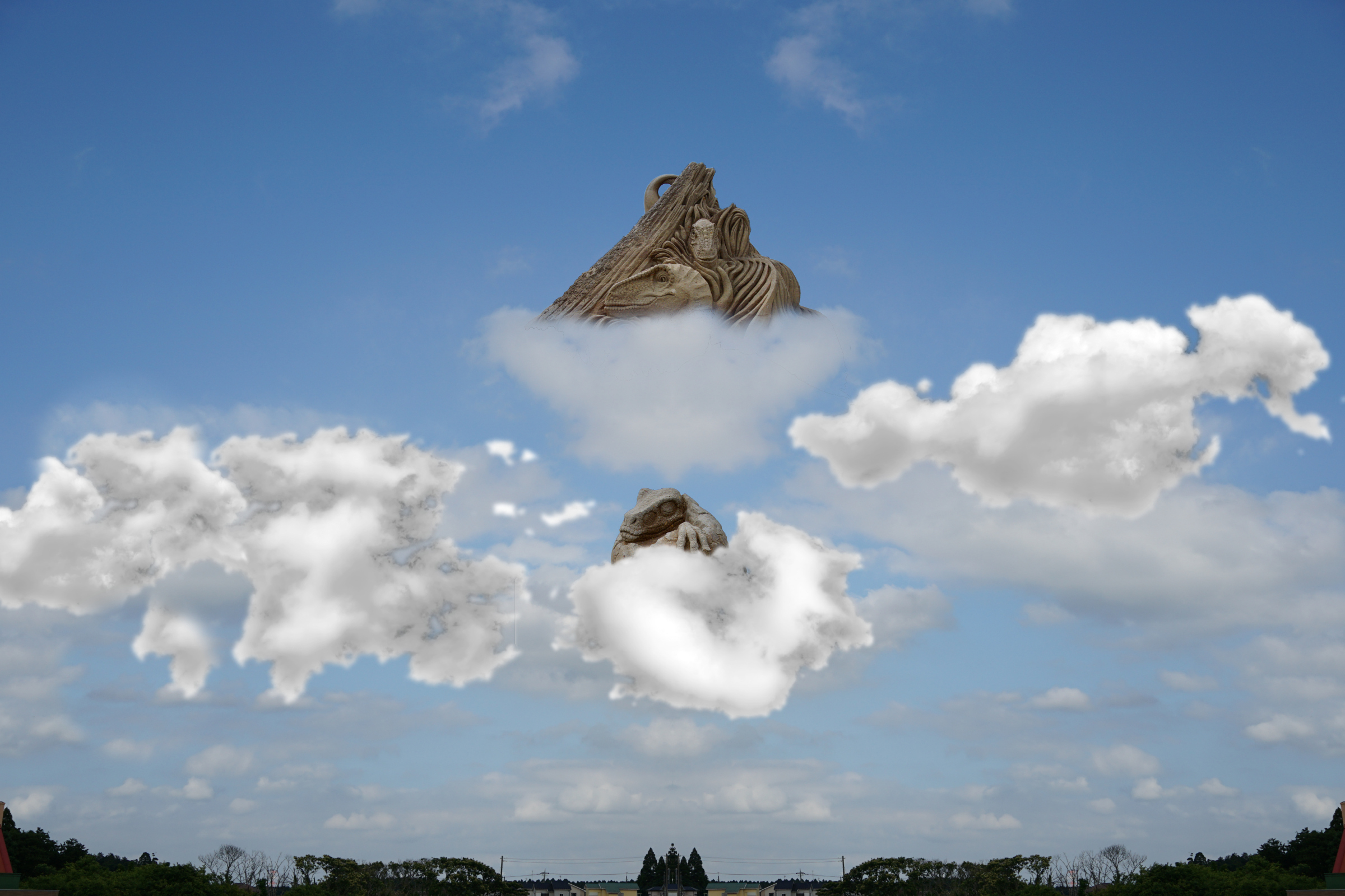 雲上の・・・親子