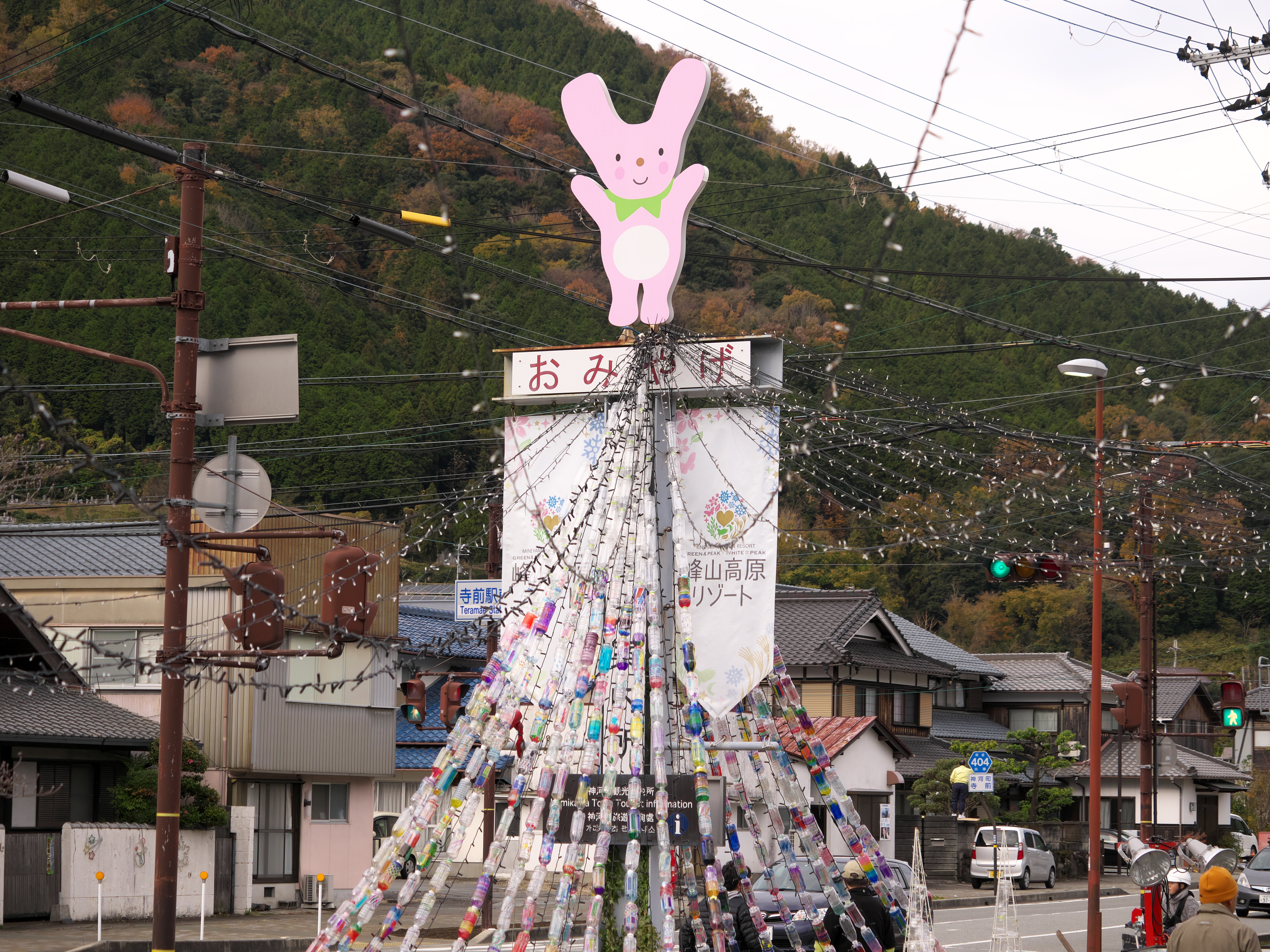 昼間のクリスマスツリー