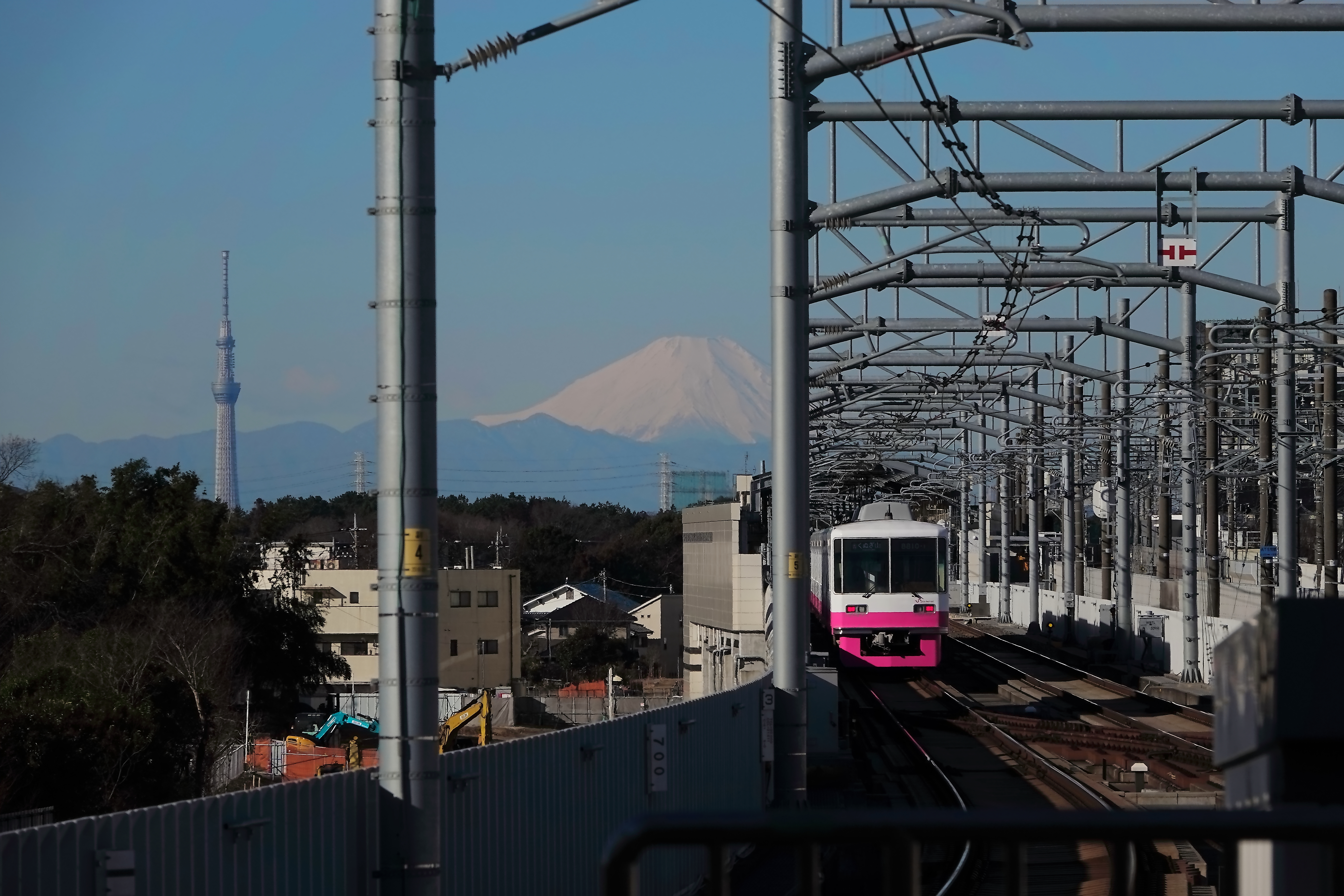 高架駅からの眺め
