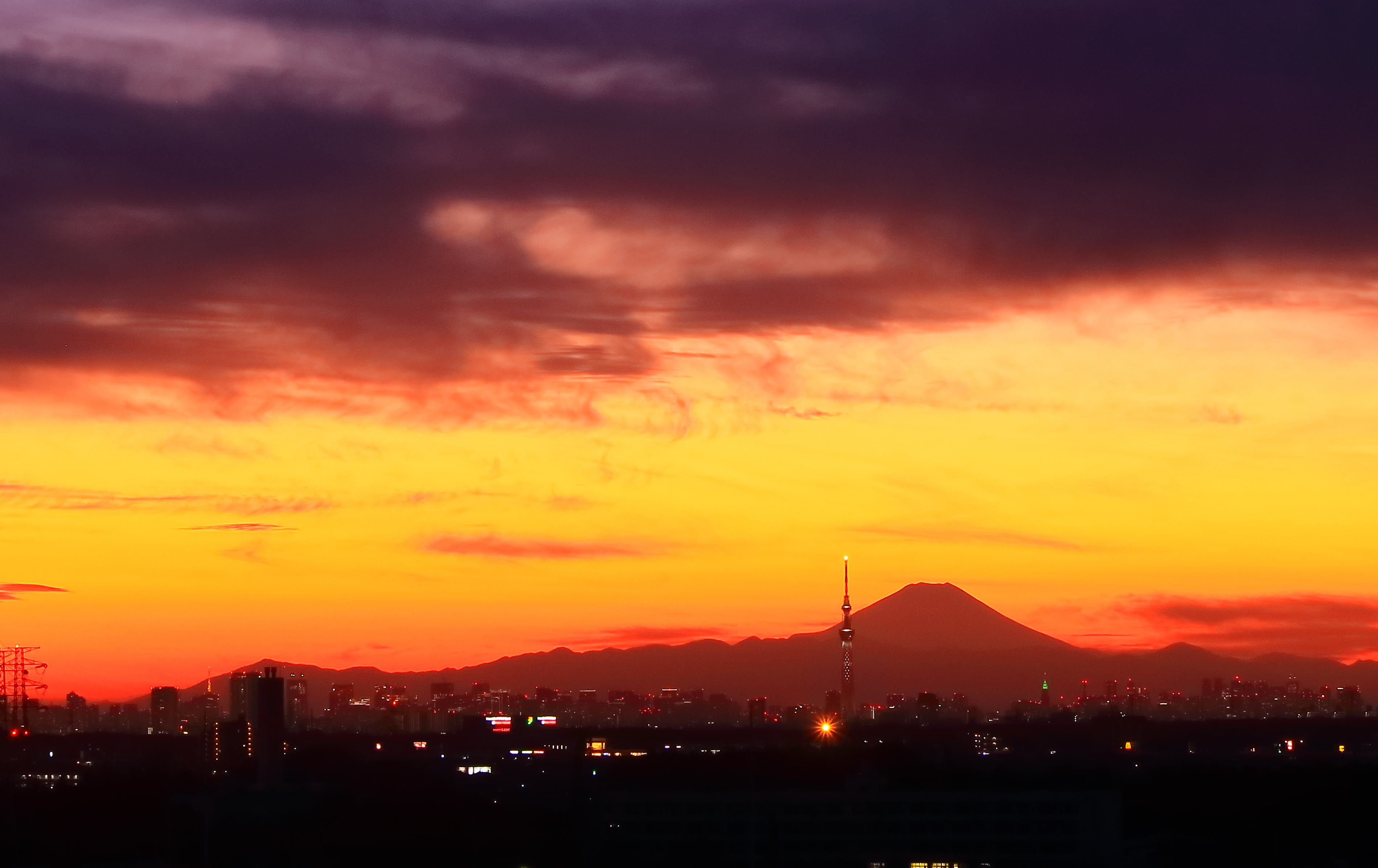 黄昏時