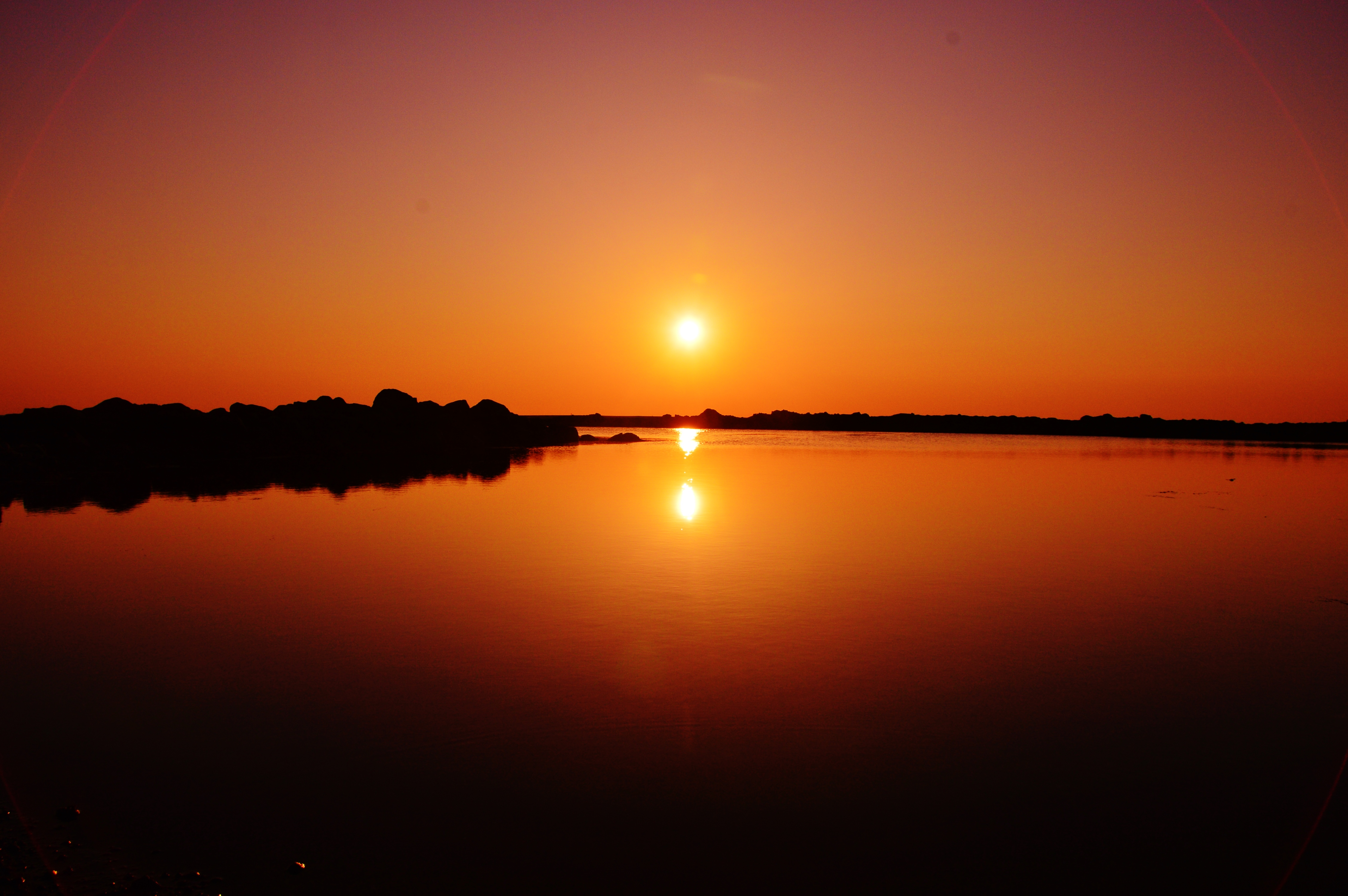 静寂の夕景 能登半島