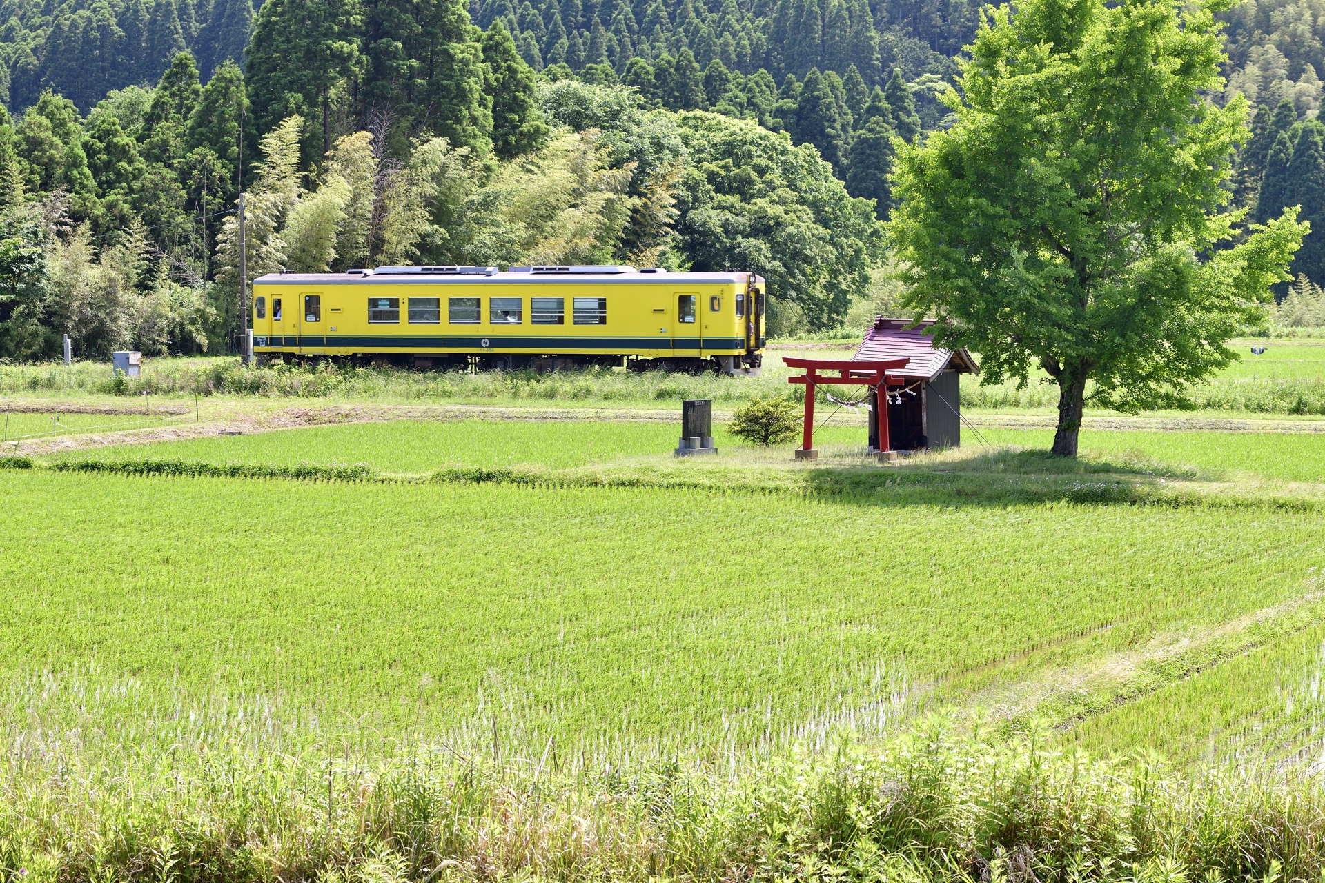 祠横通過