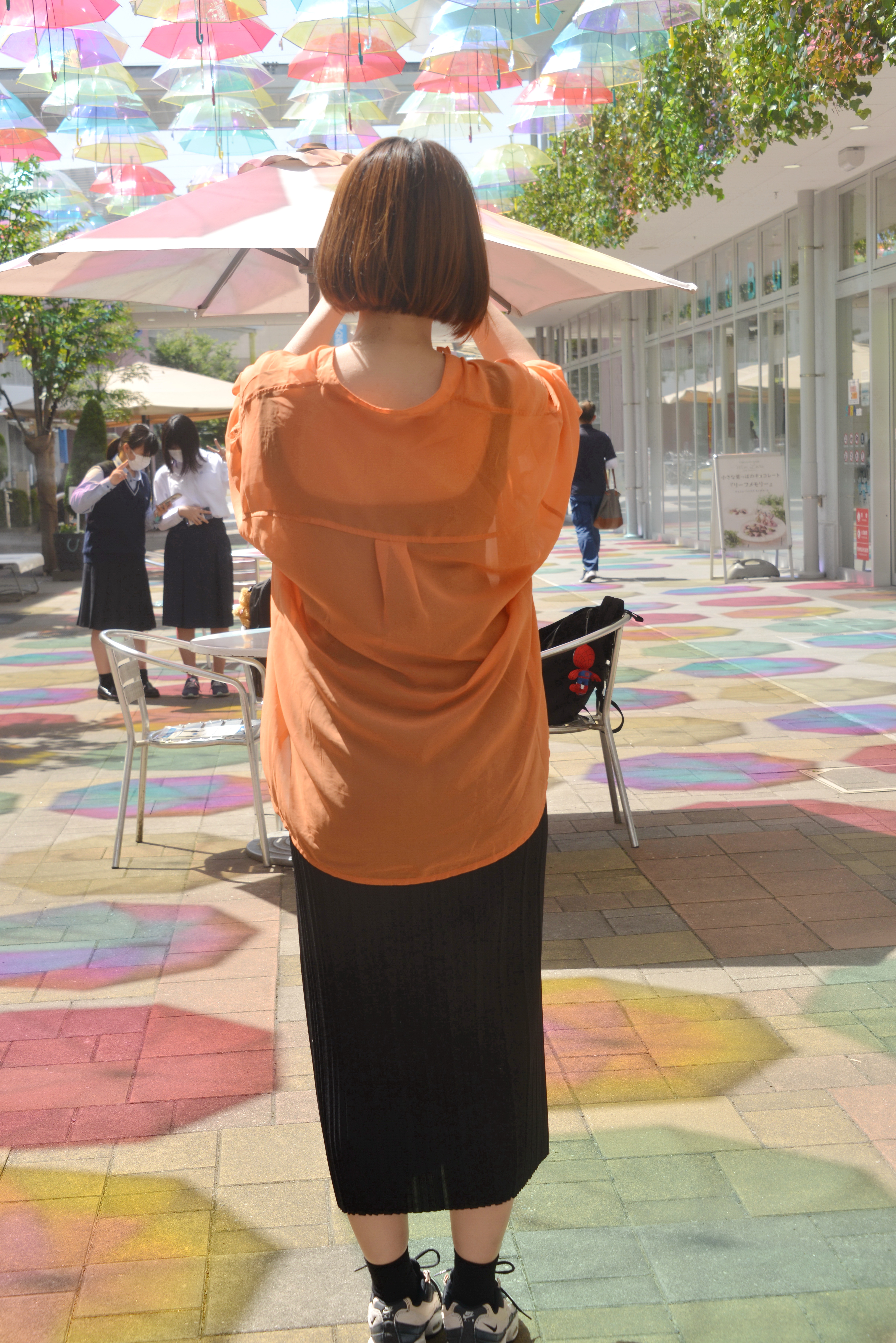 ARTな傘に魅入り