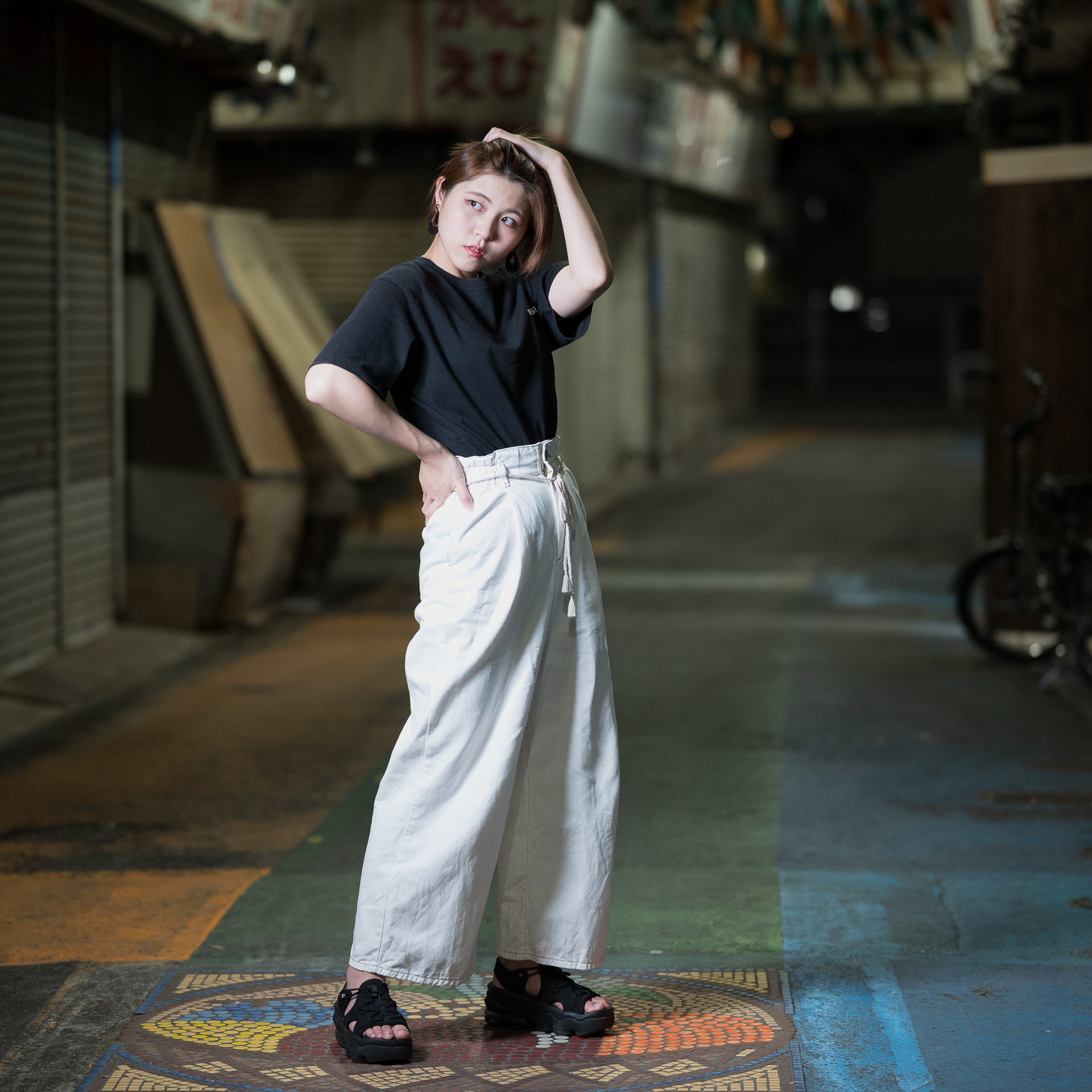 夜の市場