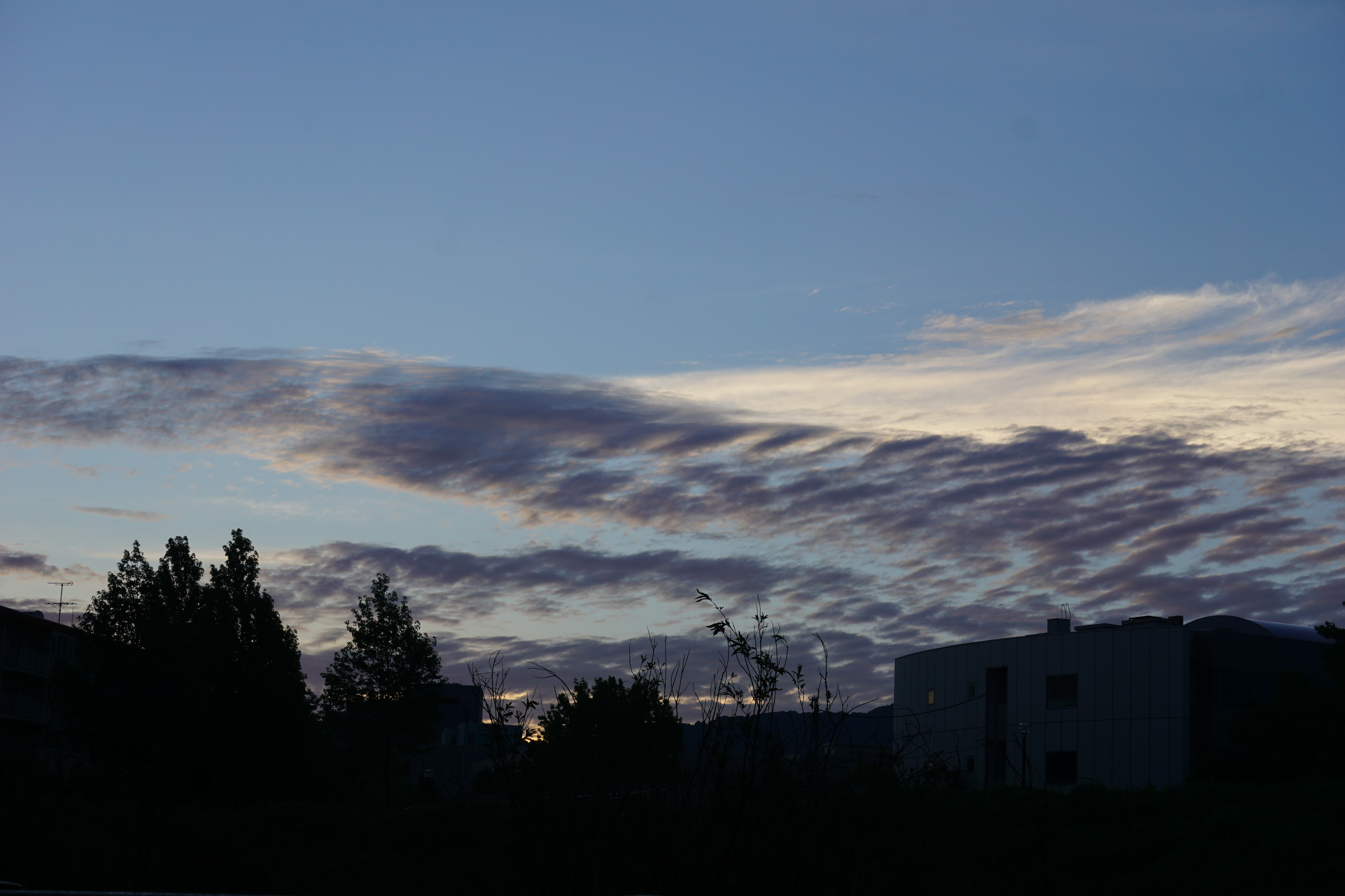 夜明け雲