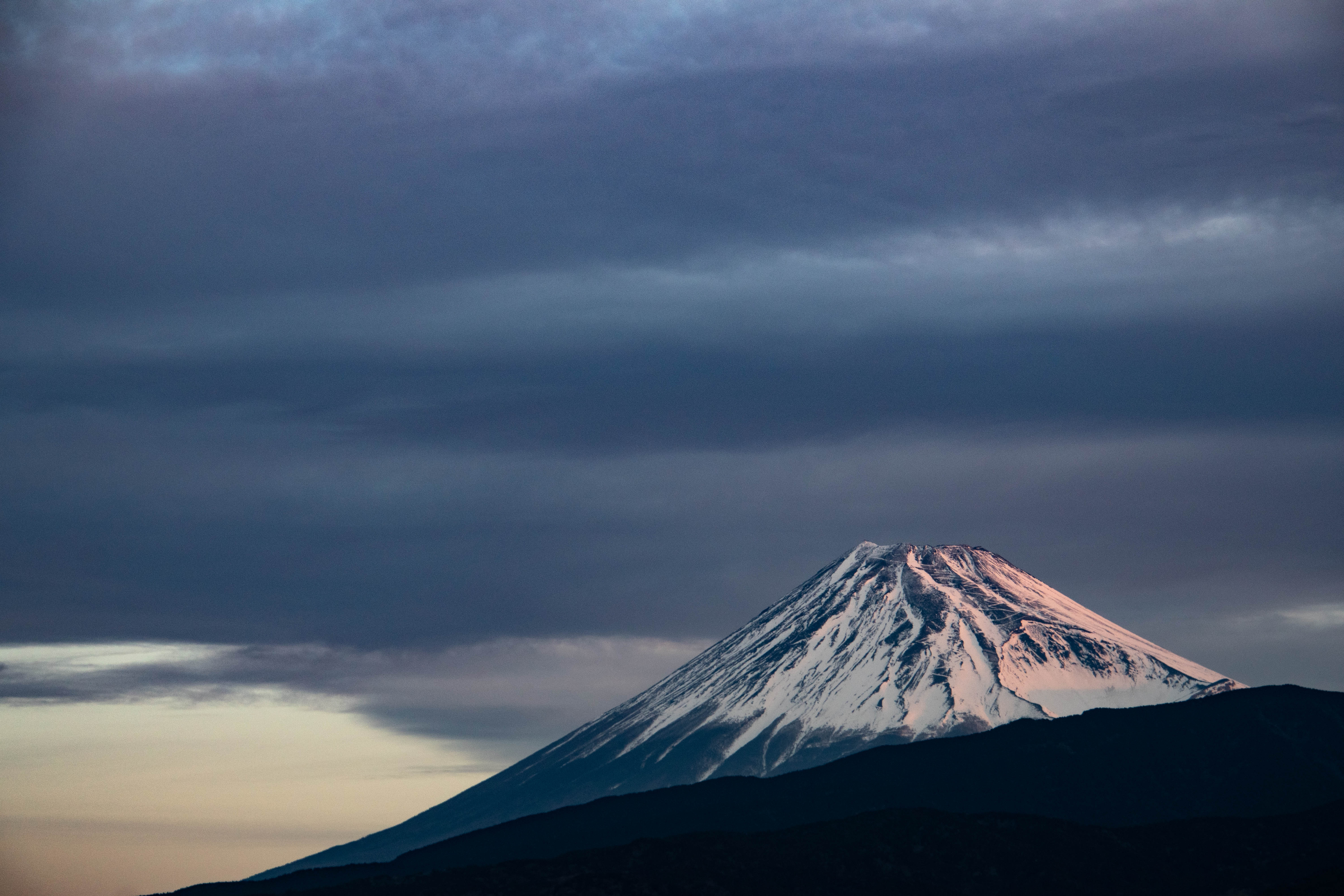 本日早朝の富士山