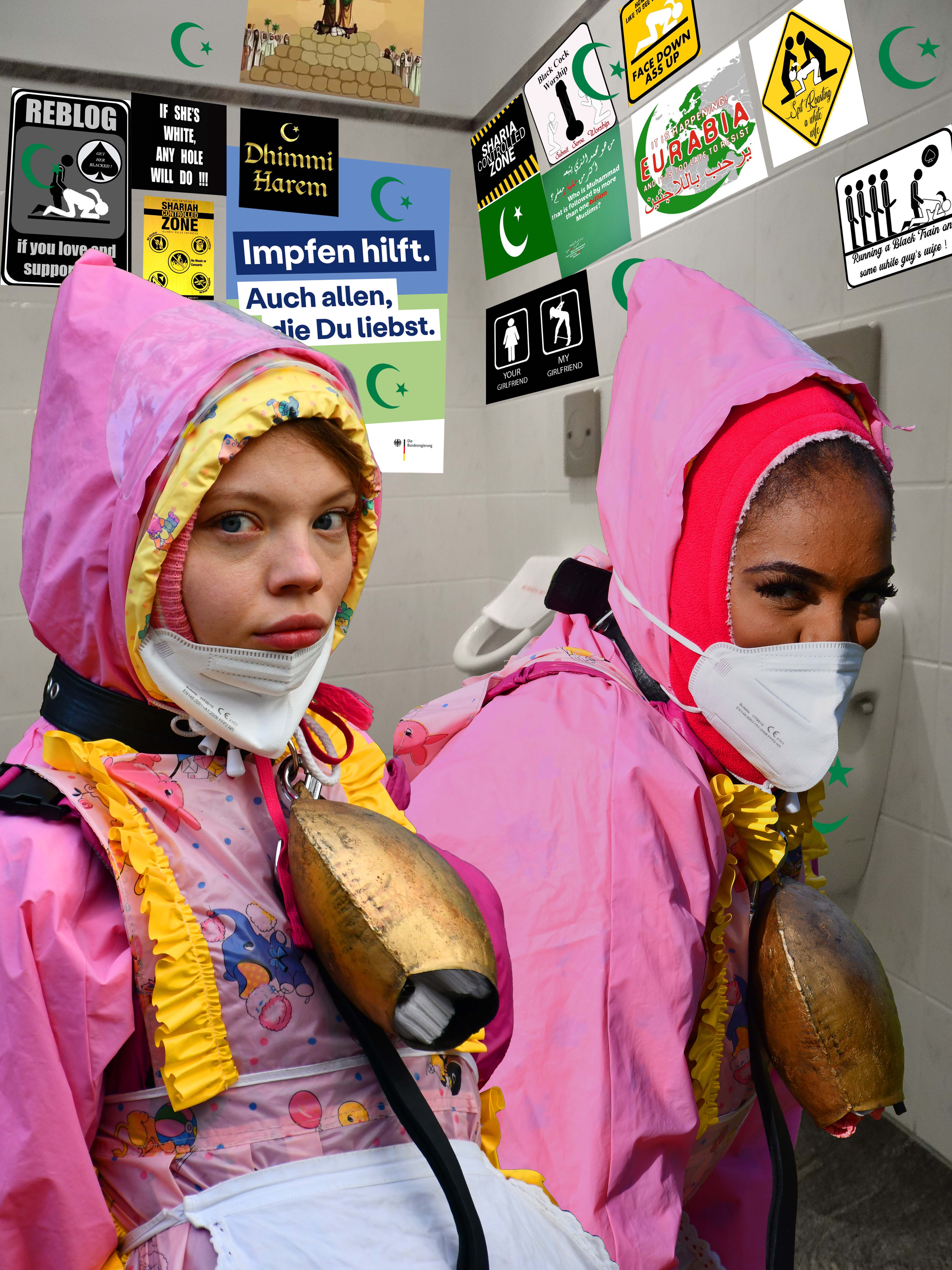 the 2 German shiteater are property of pimp Ali