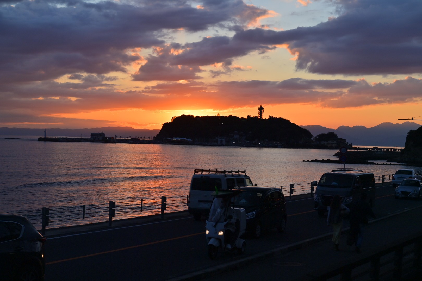 江ノ島、夕景