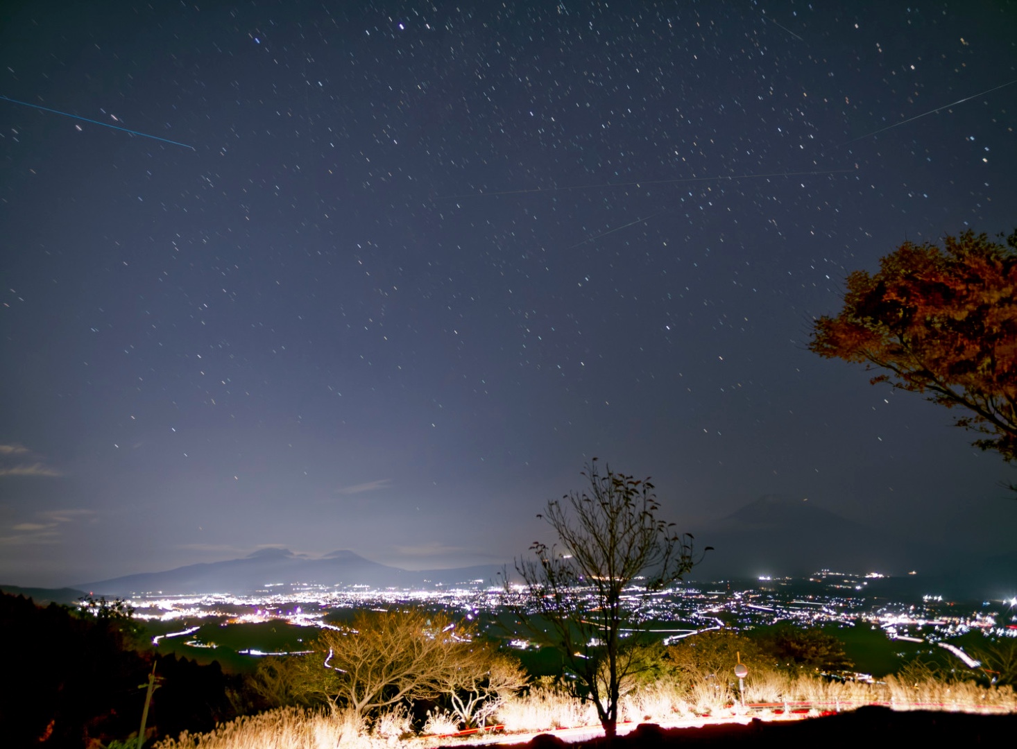 富士星景